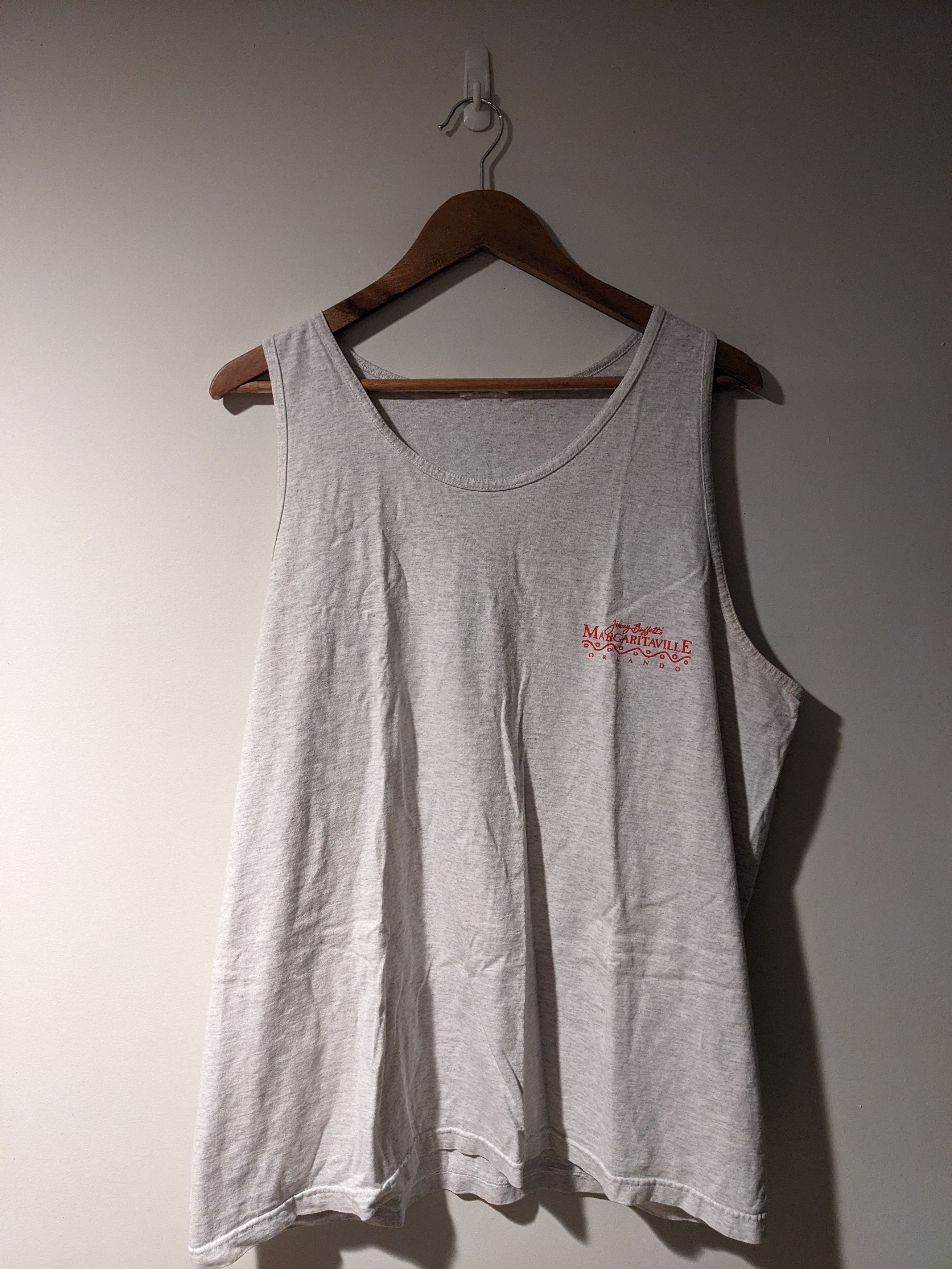 Band Tees × Vintage Vintage 90s Jimmy Buffetts Margaritaville Lawn Tank Top Size US XL / EU 56 / 4 - 5 Thumbnail