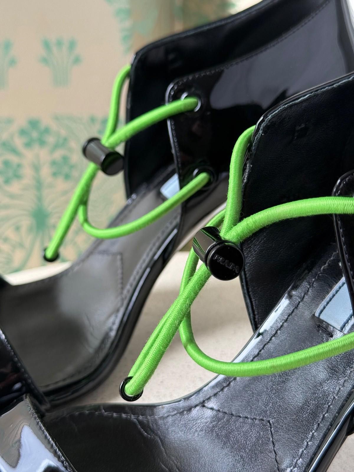 Prada Prada Patent Leather d'Orsay Heels Sandals Size 37 / 7 Size US 7 / IT 37 - 7 Thumbnail