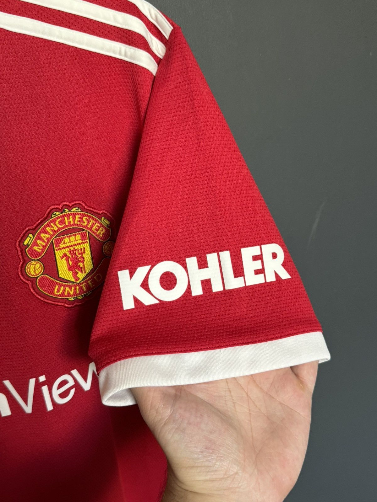 Adidas Manchester United 21/22 Home Football Jersey T-Shirt Size US L / EU 52-54 / 3 - 5 Thumbnail