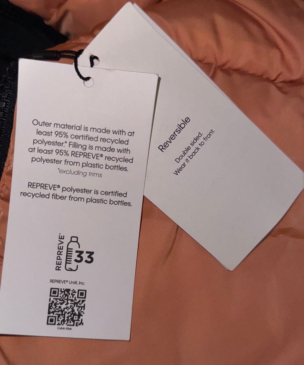 Calvin Klein Jacket Calvin Klein ‘Reversible’ Size US XL / EU 56 / 4 - 8 Thumbnail