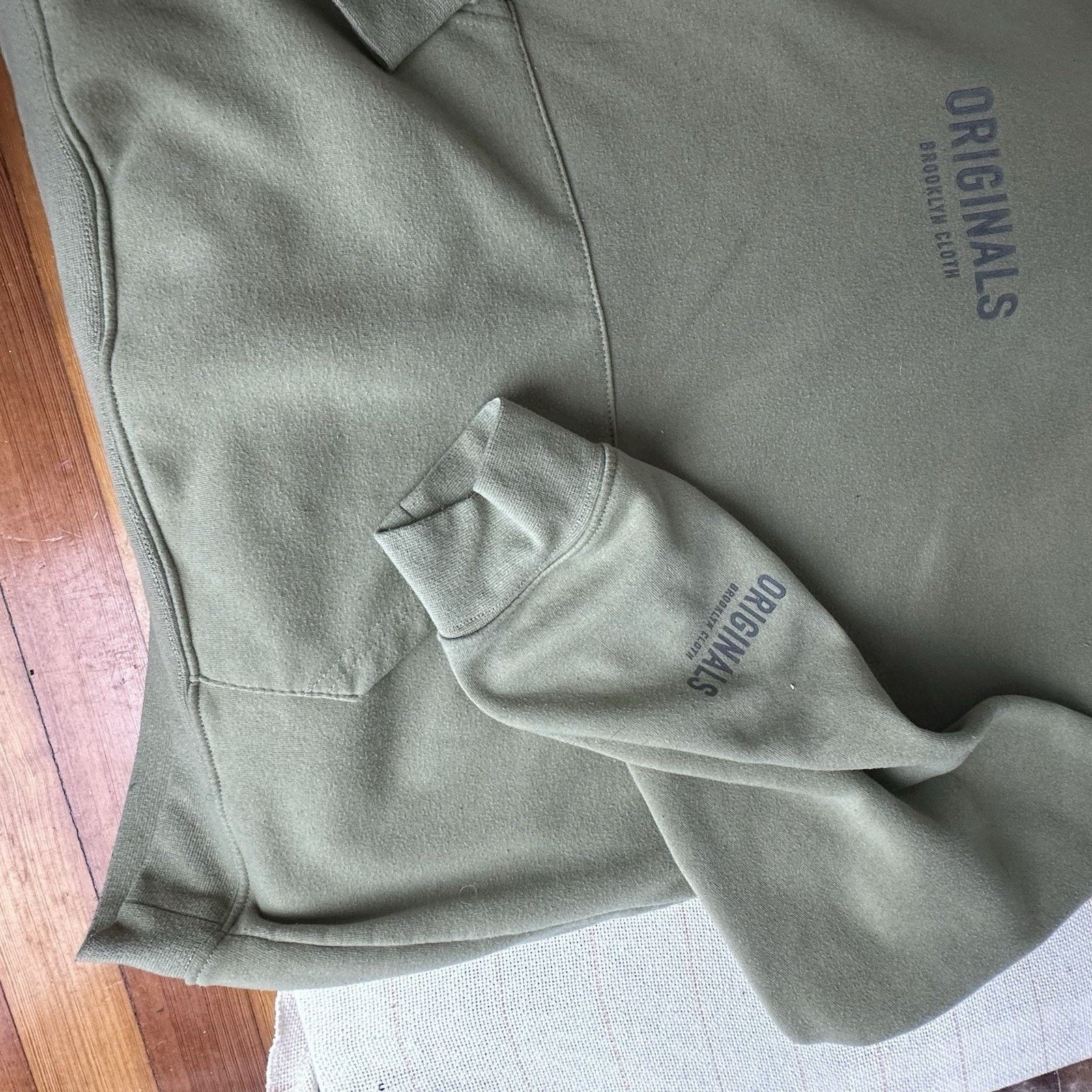 Brooklyn Cloth Originals Brooklyn Cloth Fleece Hoodie Light Olive Green Size US XL / EU 56 / 4 - 6 Thumbnail