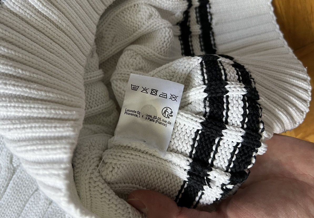 Lacoste Braid Sweater Lacoste White Small Logo Size US L / EU 52-54 / 3 - 6 Thumbnail