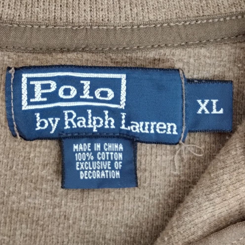 Polo Ralph Lauren Polo Ralph Lauren 1/4 Zip Sweater Men's XL Brown Vintage Size US XL / EU 56 / 4 - 5 Thumbnail