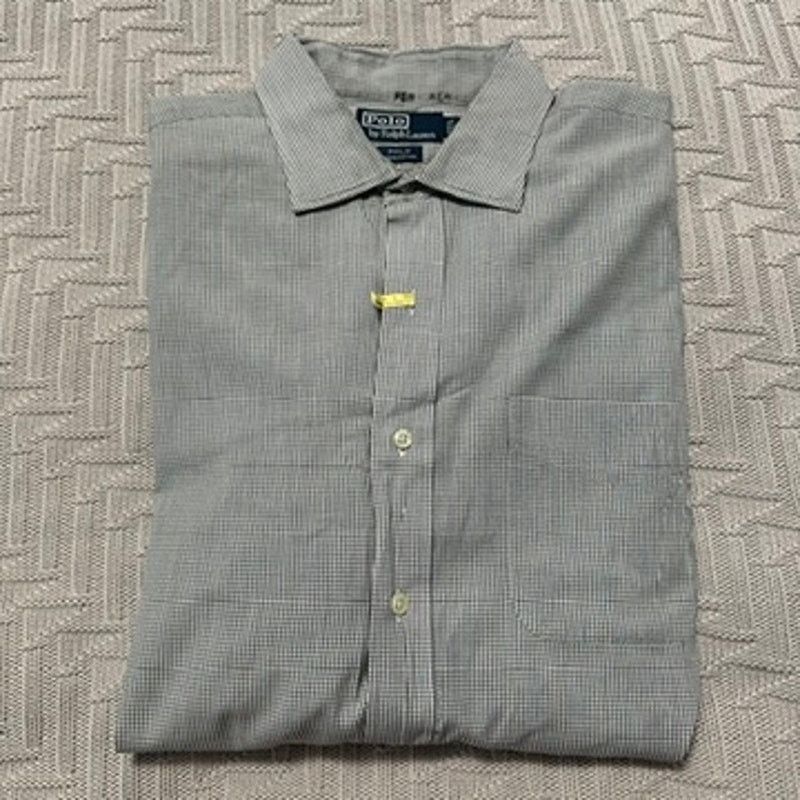 Polo Ralph Lauren Polo Ralph Lauren small grid check plaid Philip button down Size US XL / EU 56 / 4 - 1 Thumbnail