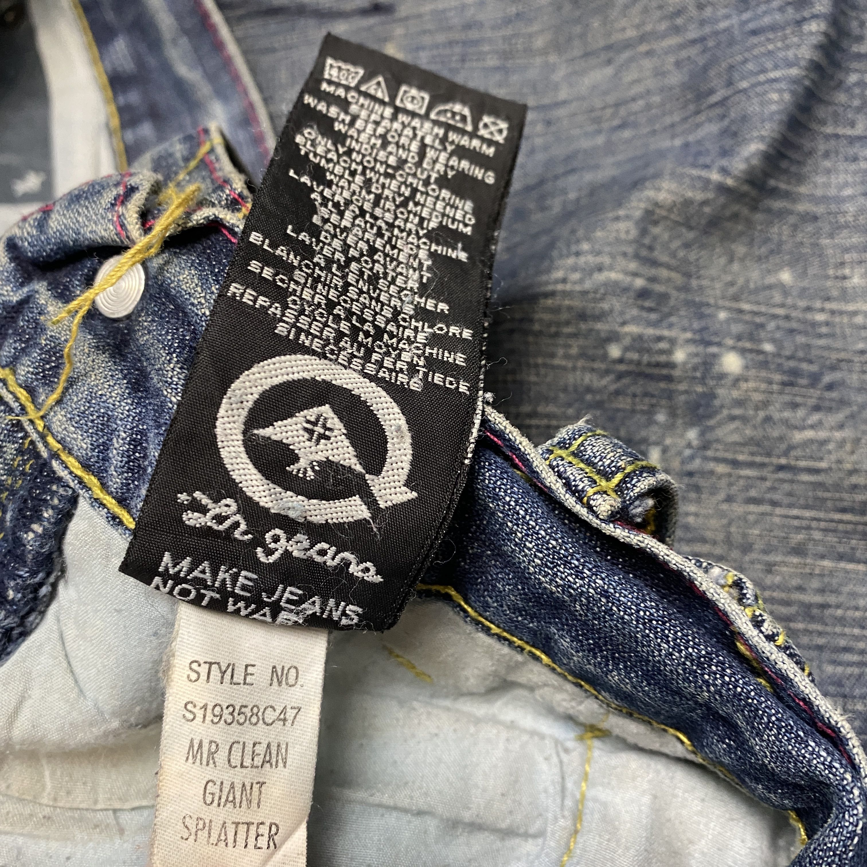 LRG × Rap Tees × Vintage Lrg jeans splattered baggy jeans - 36/38 Size US 36 / EU 52 - 6 Thumbnail