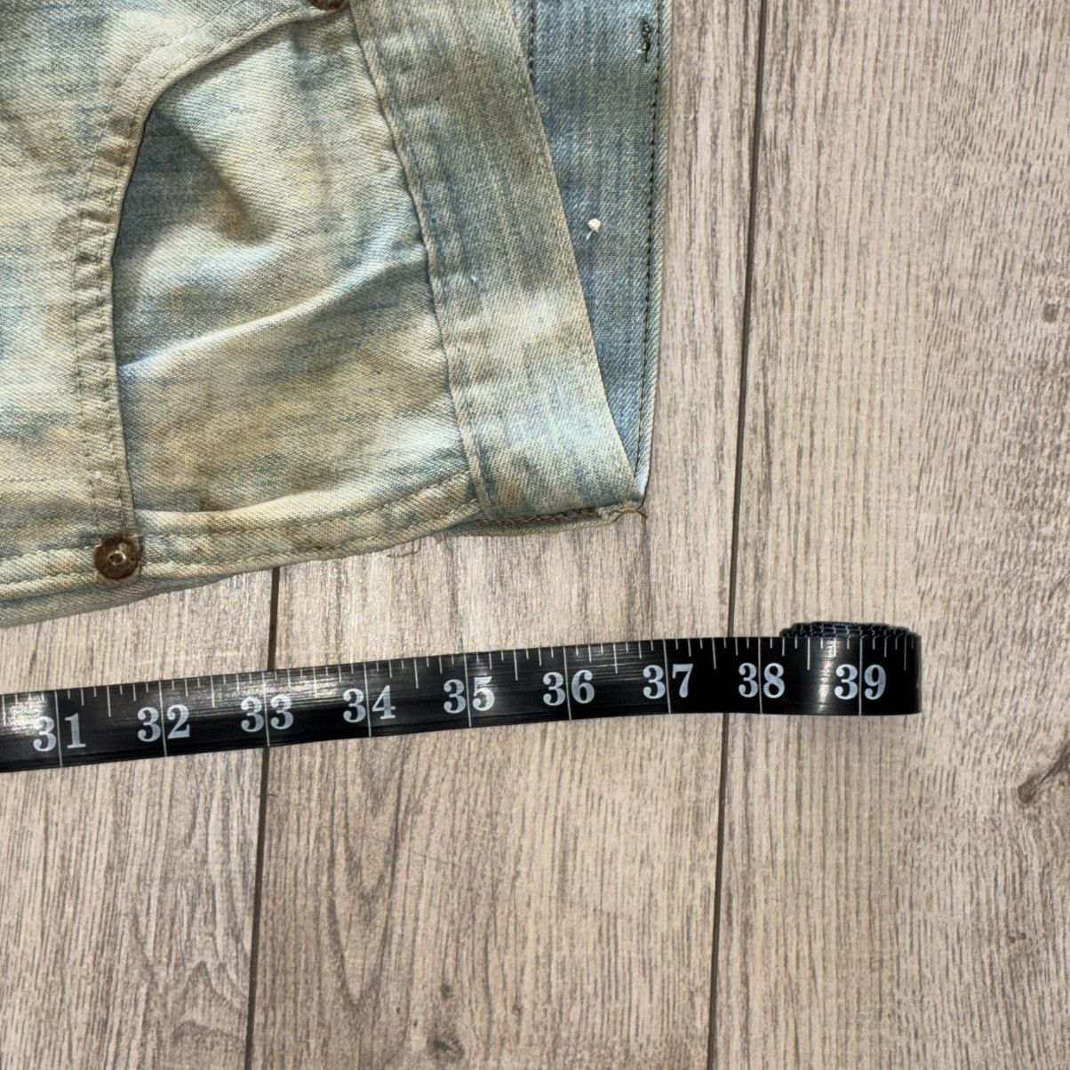 Other 60s/70s distressed faded denim jeans Size US 30 / EU 46 - 8 Thumbnail