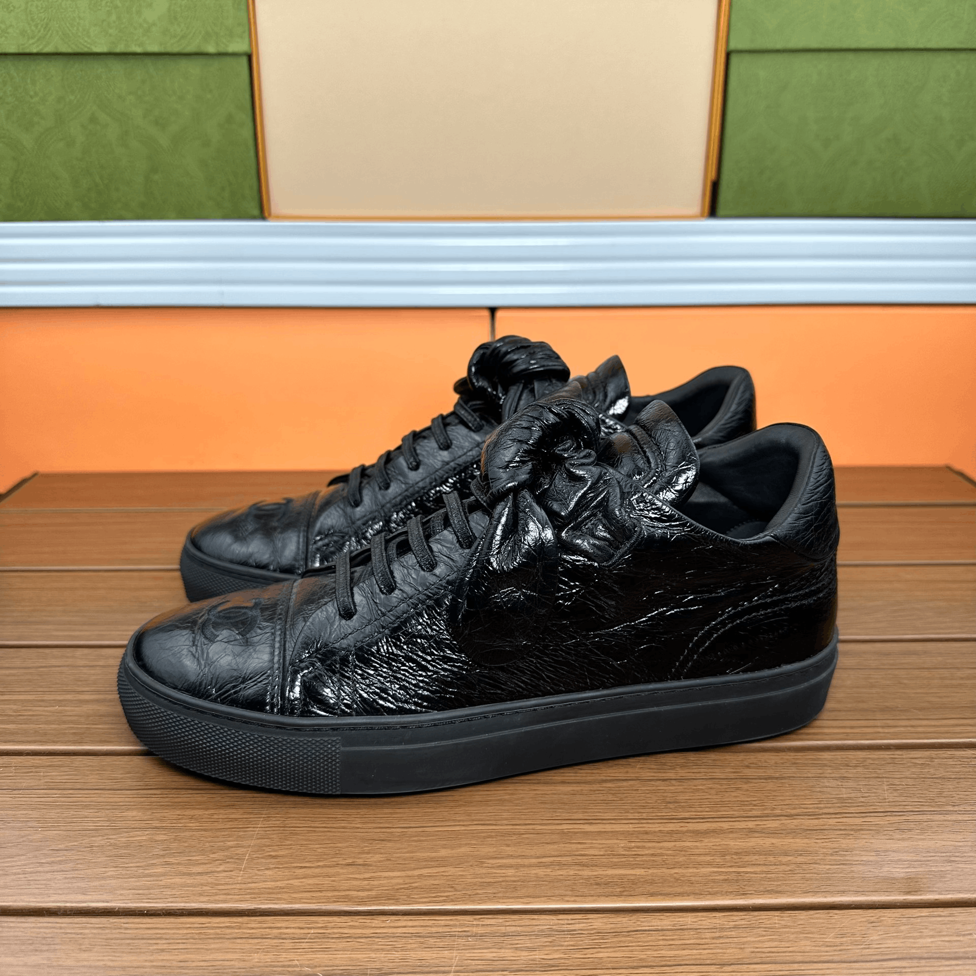 Chanel Chanel Casual Black Lowtop Sneakers it_39 Women Size US 9 / IT 39 - 1 Thumbnail