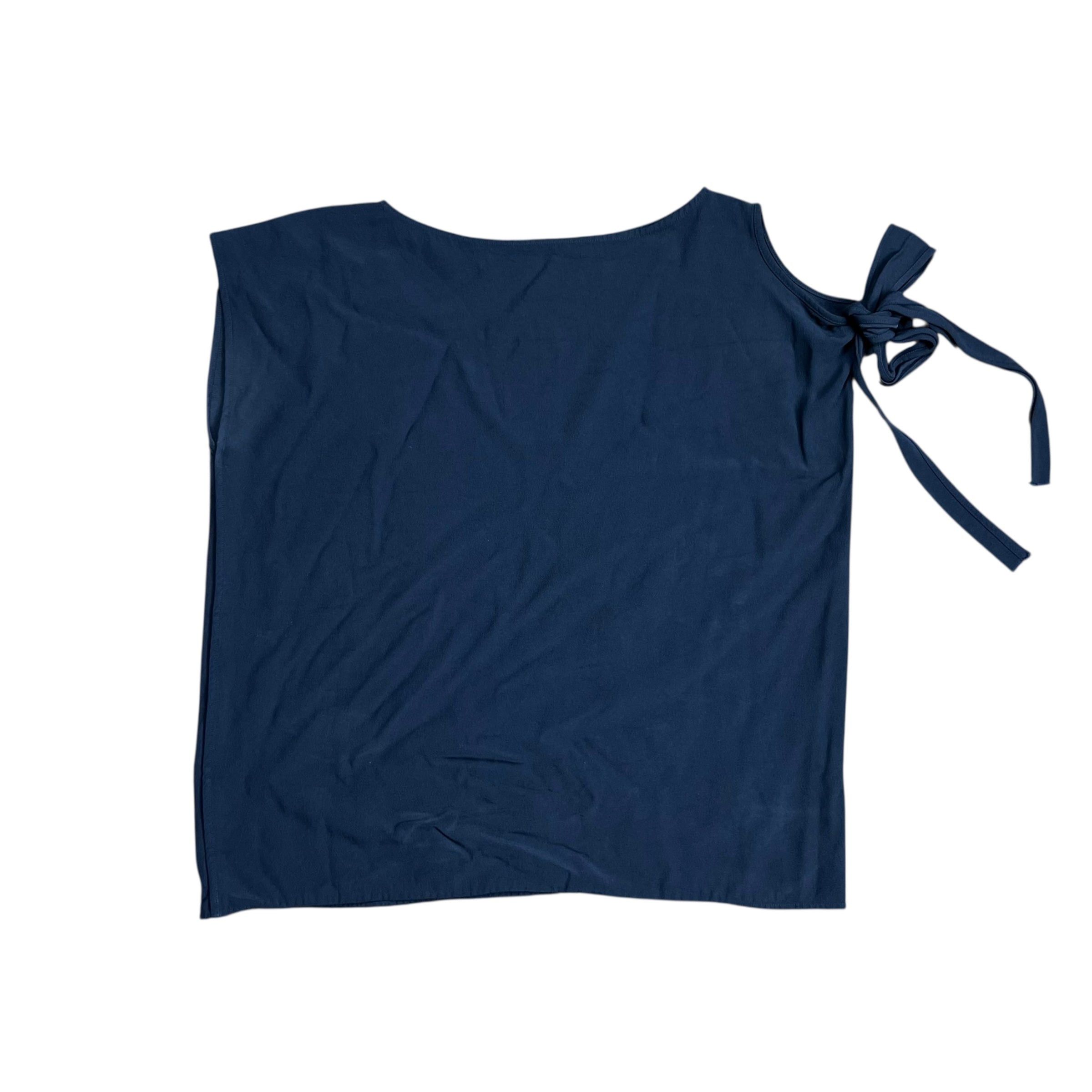 Helmut Lang Helmut Lang Navy Tie Top - M Size M / US 6-8 / IT 42-44 - 1 Thumbnail