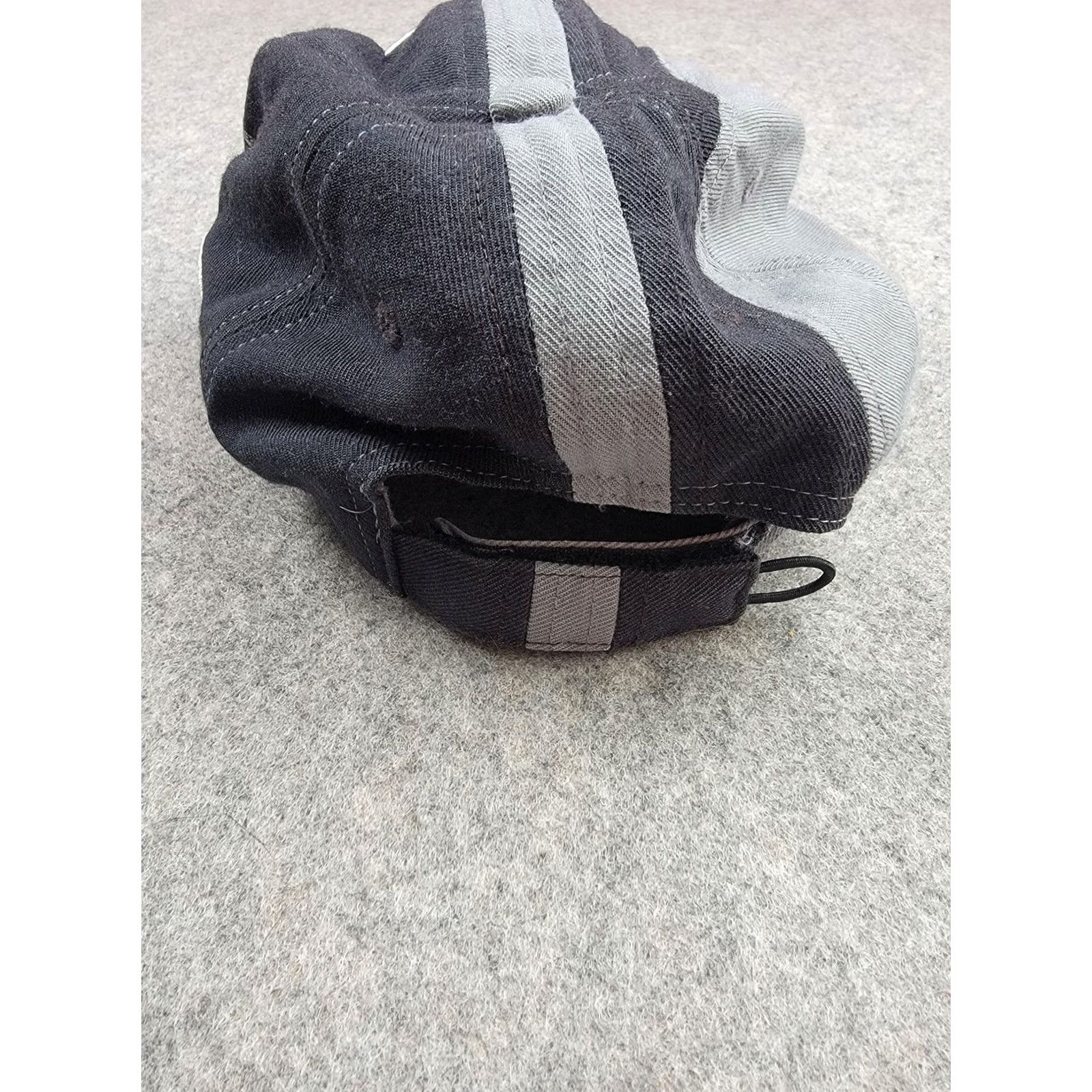 Nike Nike Hat Cap Mens Black Gray Embroidered Just Do It Zoom Max 72x Strap Back Size ONE SIZE - 5 Thumbnail