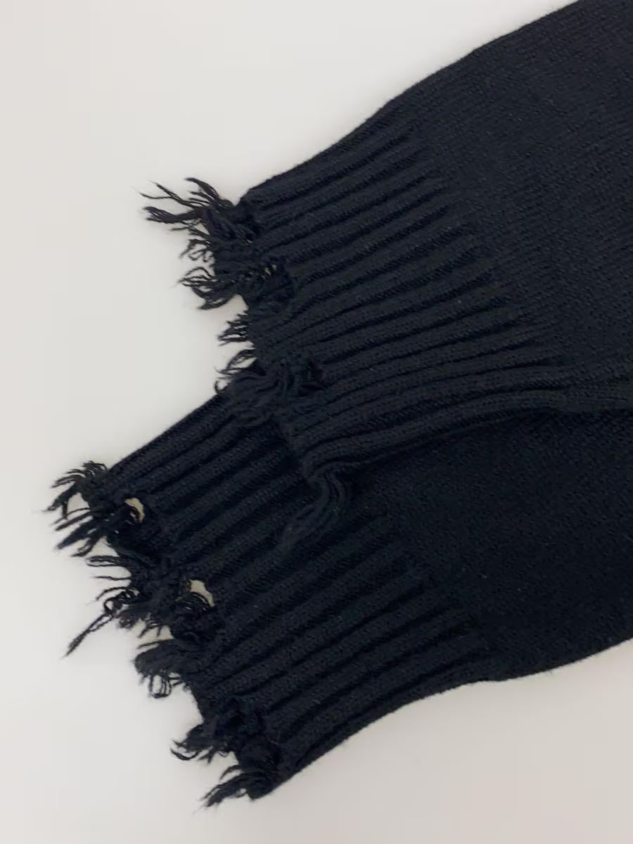 Yohji Yamamoto 7G Distressed Chunky Turtleneck Wool Knit Sweater Size US L / EU 52-54 / 3 - 5 Thumbnail