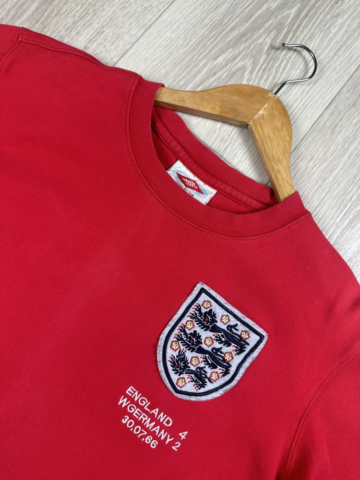 Umbro England 1966 Away Umbro Football Shirt Limited Edition #66 Size US XL / EU 56 / 4 - 7 Thumbnail