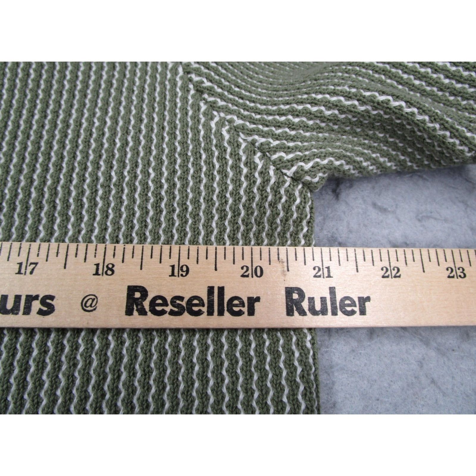 Vintage Common People Shirt Mens Large Green Textured Knit Button Front Retro Casual Size US L / EU 52-54 / 3 - 6 Thumbnail
