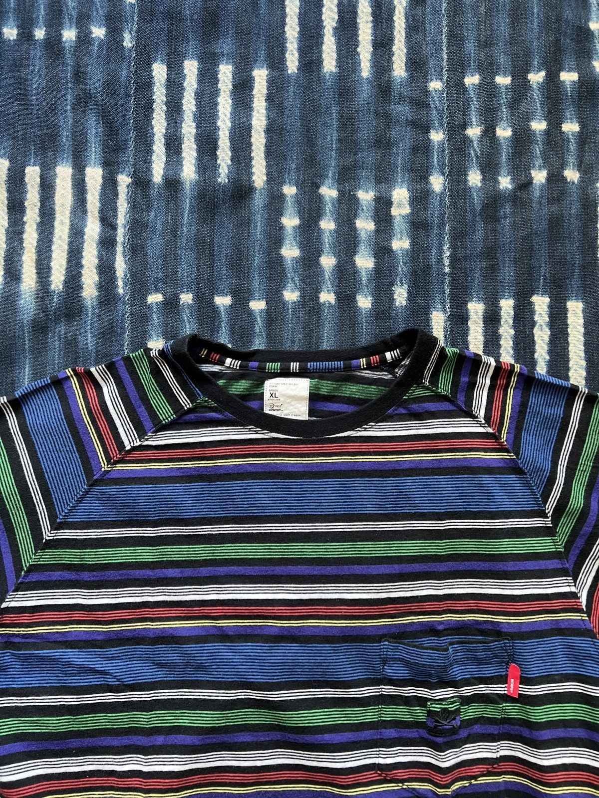 Wtaps Wtaps Stripe Pocket Tee 2004 Size US XL / EU 56 / 4 - 3 Thumbnail