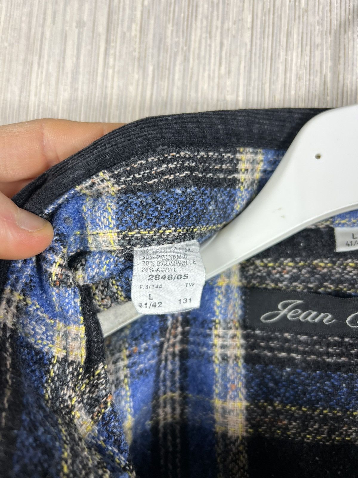 Kapital Vintage 90s Jean Maseric plaid knitted checked shirt retro Size US L / EU 52-54 / 3 - 18 Thumbnail
