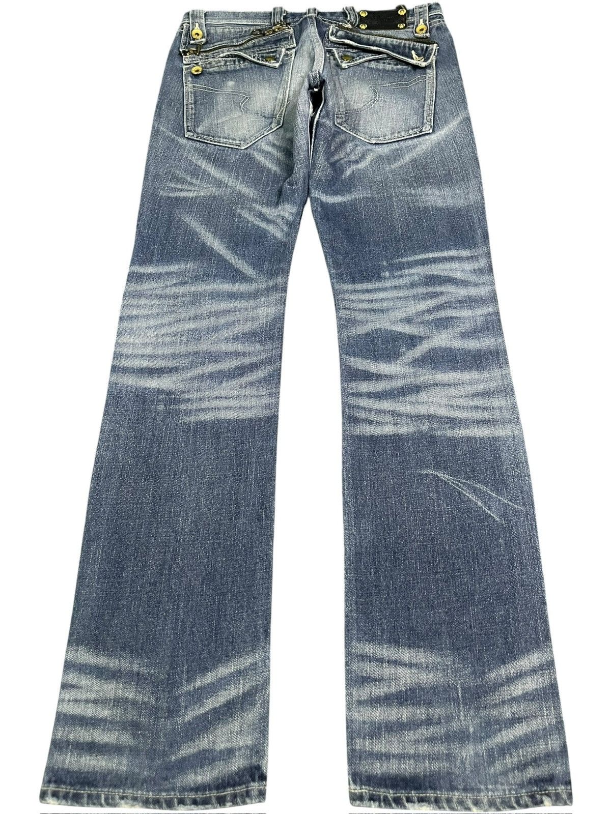 semanticdesign Vintage Semantic Design Faded Wash Distressed Jeans Size US 30 / EU 46 - 2 Thumbnail