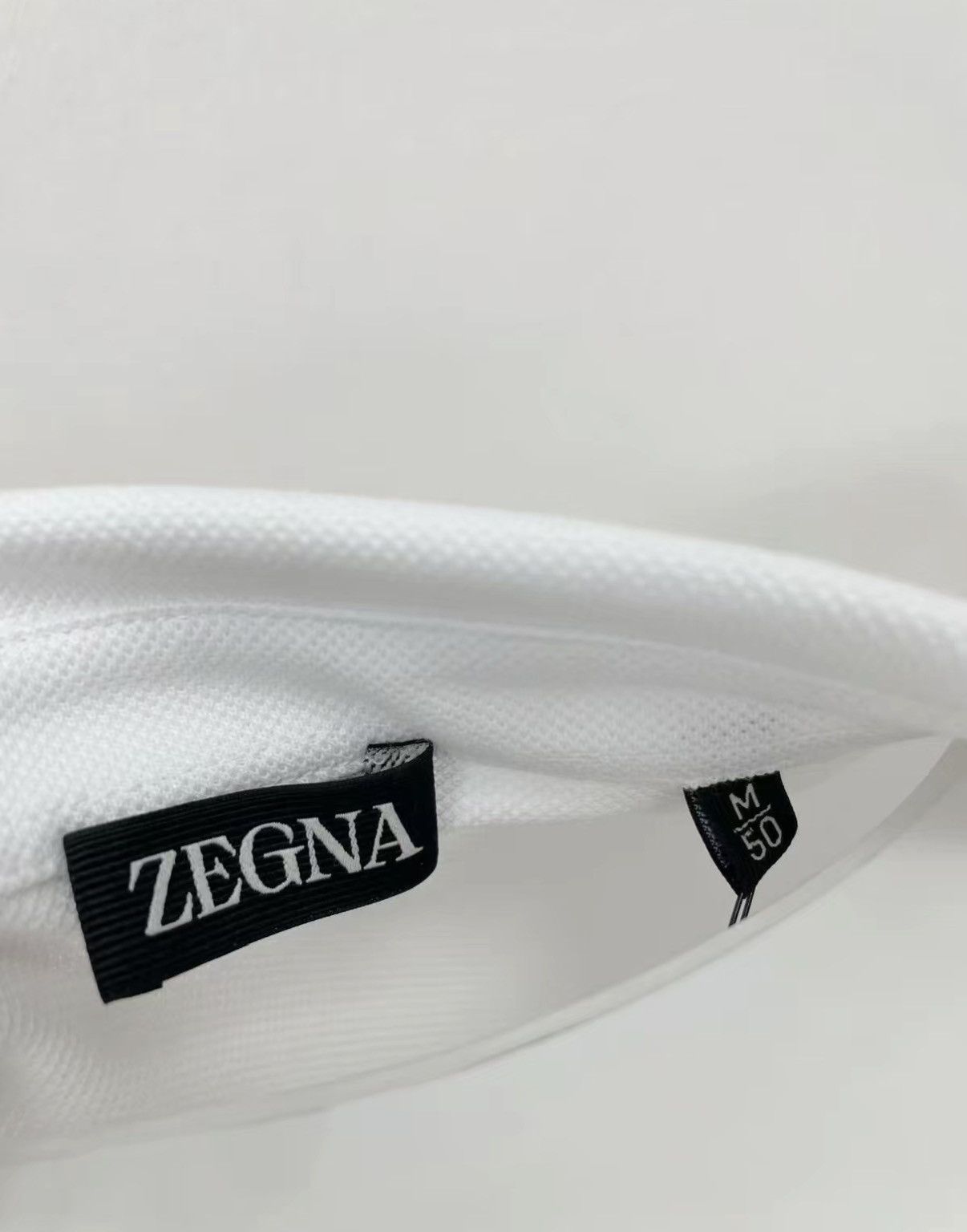 Z Zegna ZEGNA 100% Cotton Short Sleeve Polo Shirt J30 Size US M / EU 48-50 / 2 - 4 Thumbnail