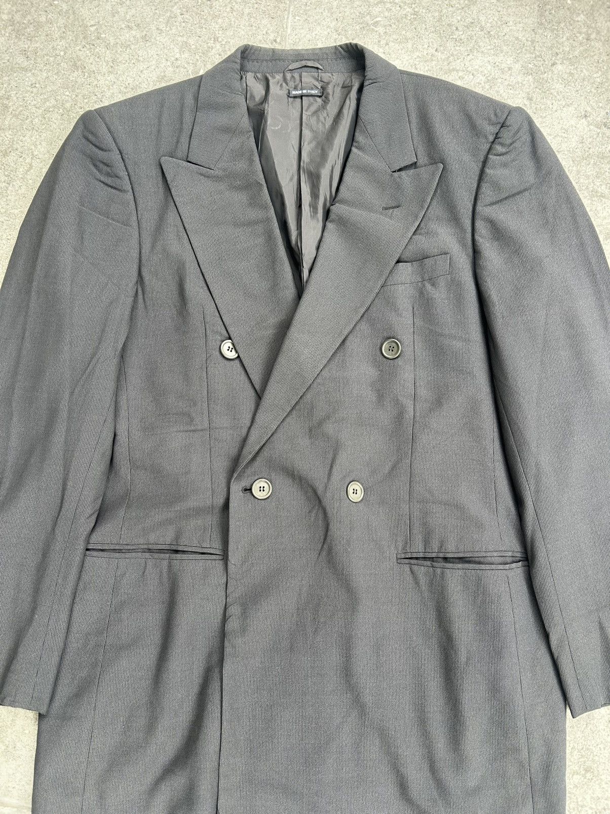 Giorgio Armani Giorgio Armani Double-breasted Suit Jacket Size 52R - 2 Thumbnail