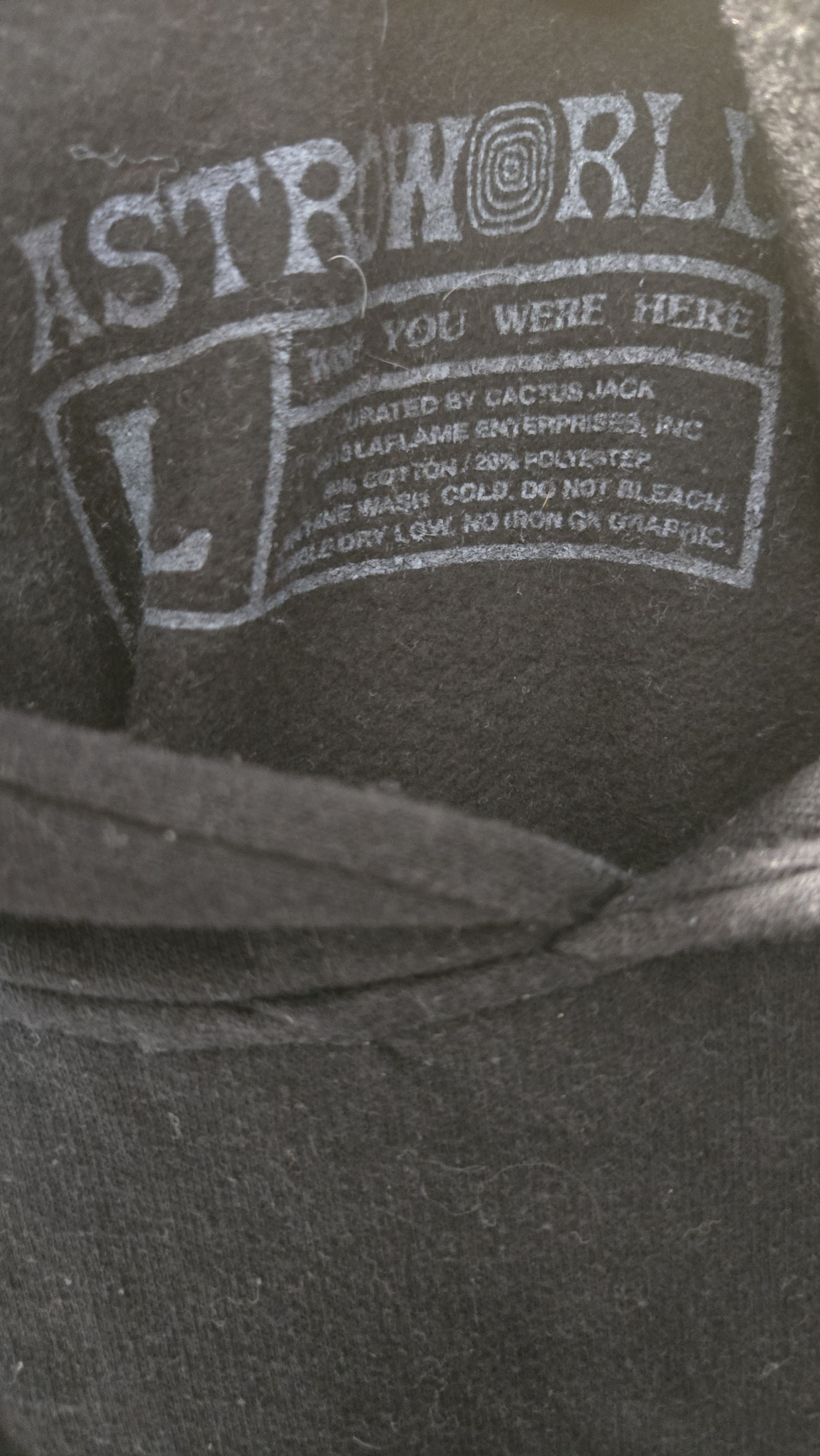 Travis Scott Travis Scott Astroworld Staff Black Hoodie Size US L / EU 52-54 / 3 - 3 Thumbnail