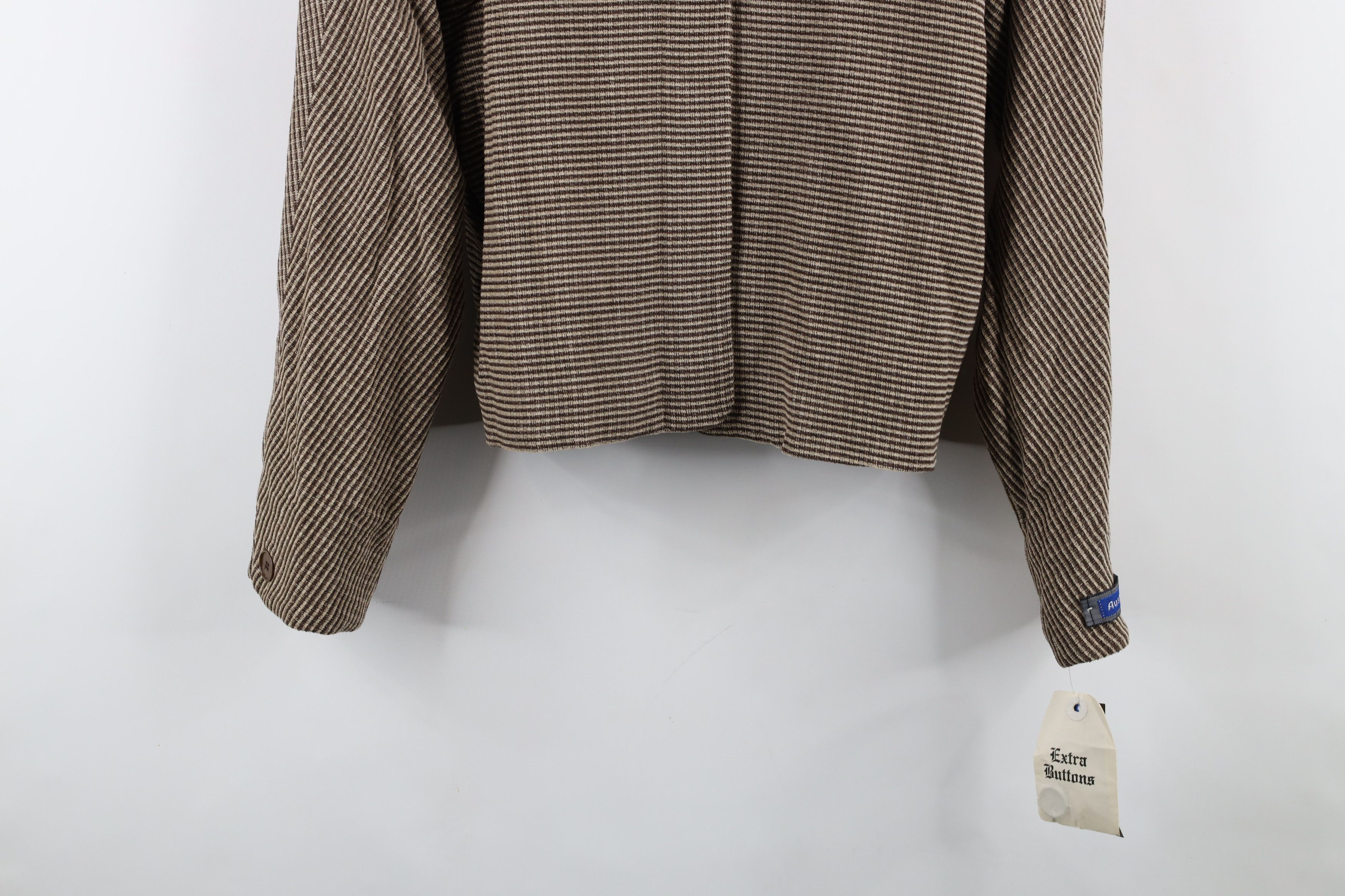 Vintage Deadstock Vintage 90s Y2K Blazer Jacket Mocha Brown USA Size XXL / US 16-18 / IT 52-54 - 3 Thumbnail