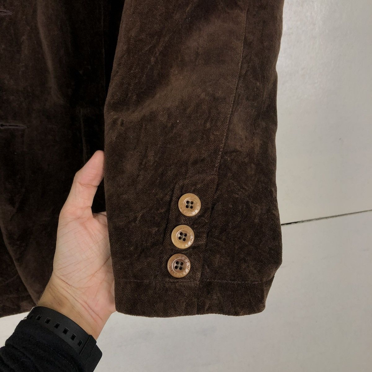 Armani Exchange 🔥VINTAGE VELVET CHORE JACKET ARMANI JEANS MADE IN ITALY Size US M / EU 48-50 / 2 - 15 Thumbnail