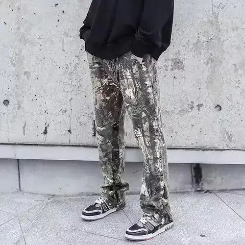 Japanese Brand × Vintage BLACK FRIDAY SALE Mixed Camo Print Cargo Straight Leg Size US 34 / EU 50 - 3 Thumbnail