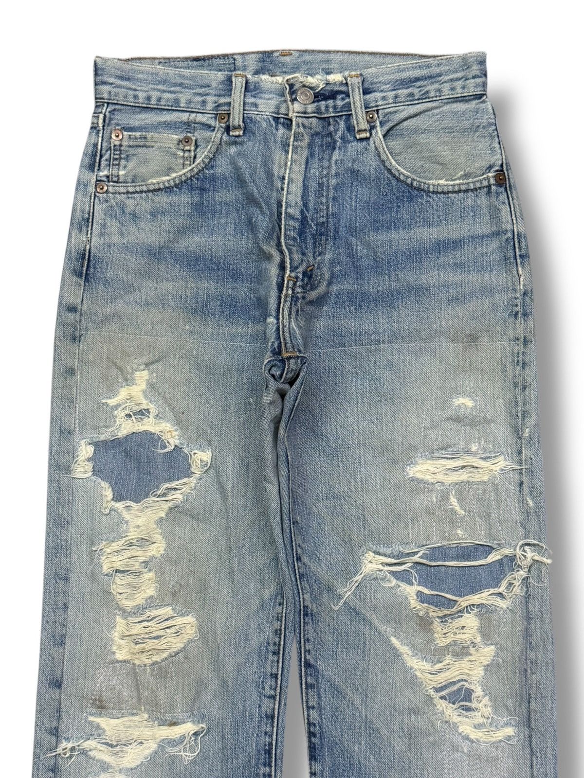 Levi's Vintage Clothing Vintage 90s Levi’s 502-XX Talon Big E Japan Selvedge | W28 Size US 28 / EU 44 - 4 Thumbnail