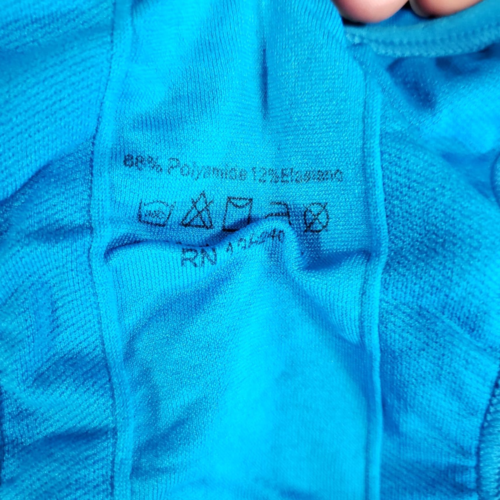 Vintage Electric Yoga Tank Top Womens M/L Racerback Solid Blue Fitness Top Size M / US 6-8 / IT 42-44 - 5 Thumbnail