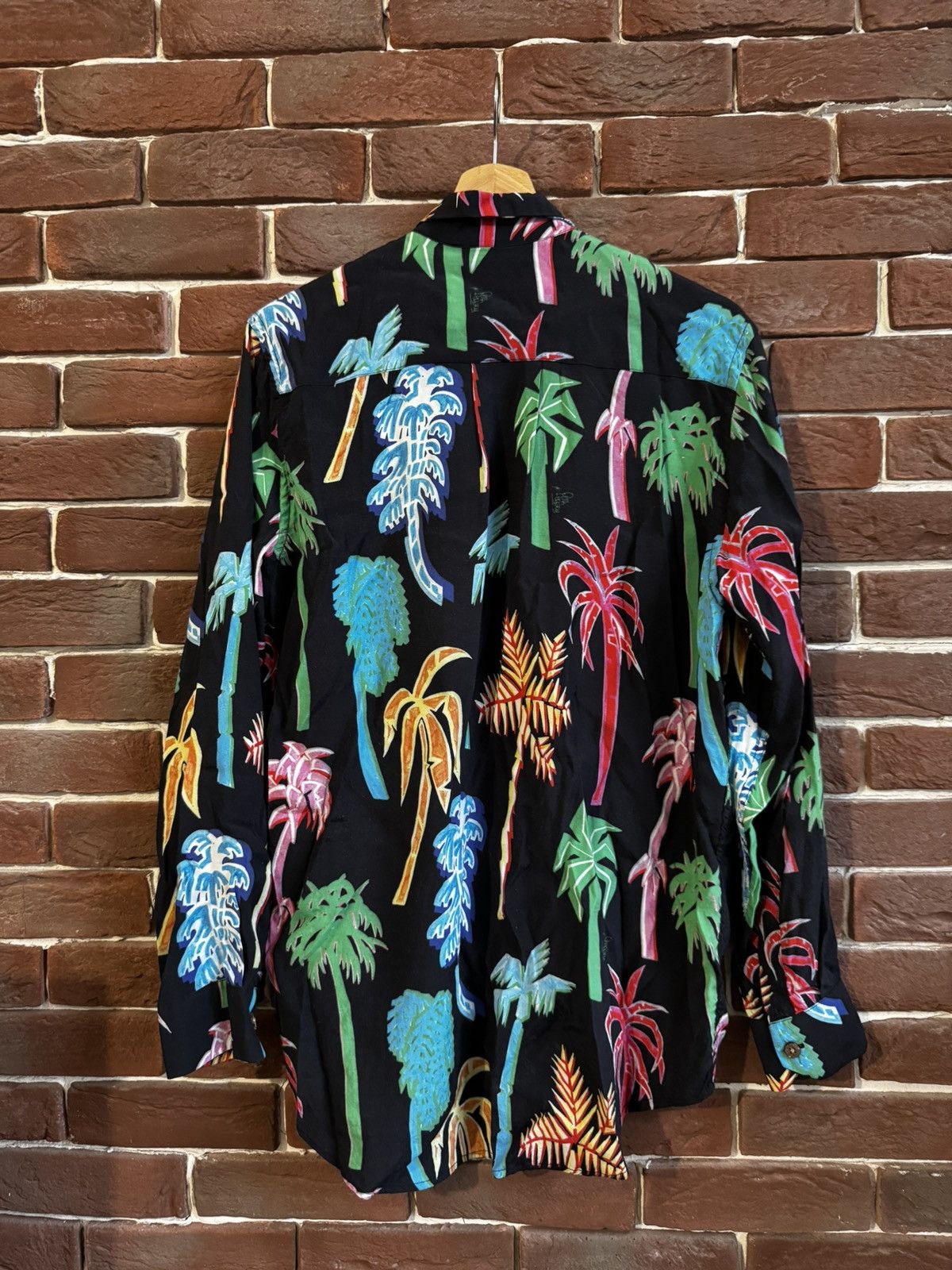 Our Legacy Rare Our Legacy Palm Trees Pattern 44 Rayon Button Up Shirt Size US S / EU 44-46 / 1 - 2 Thumbnail