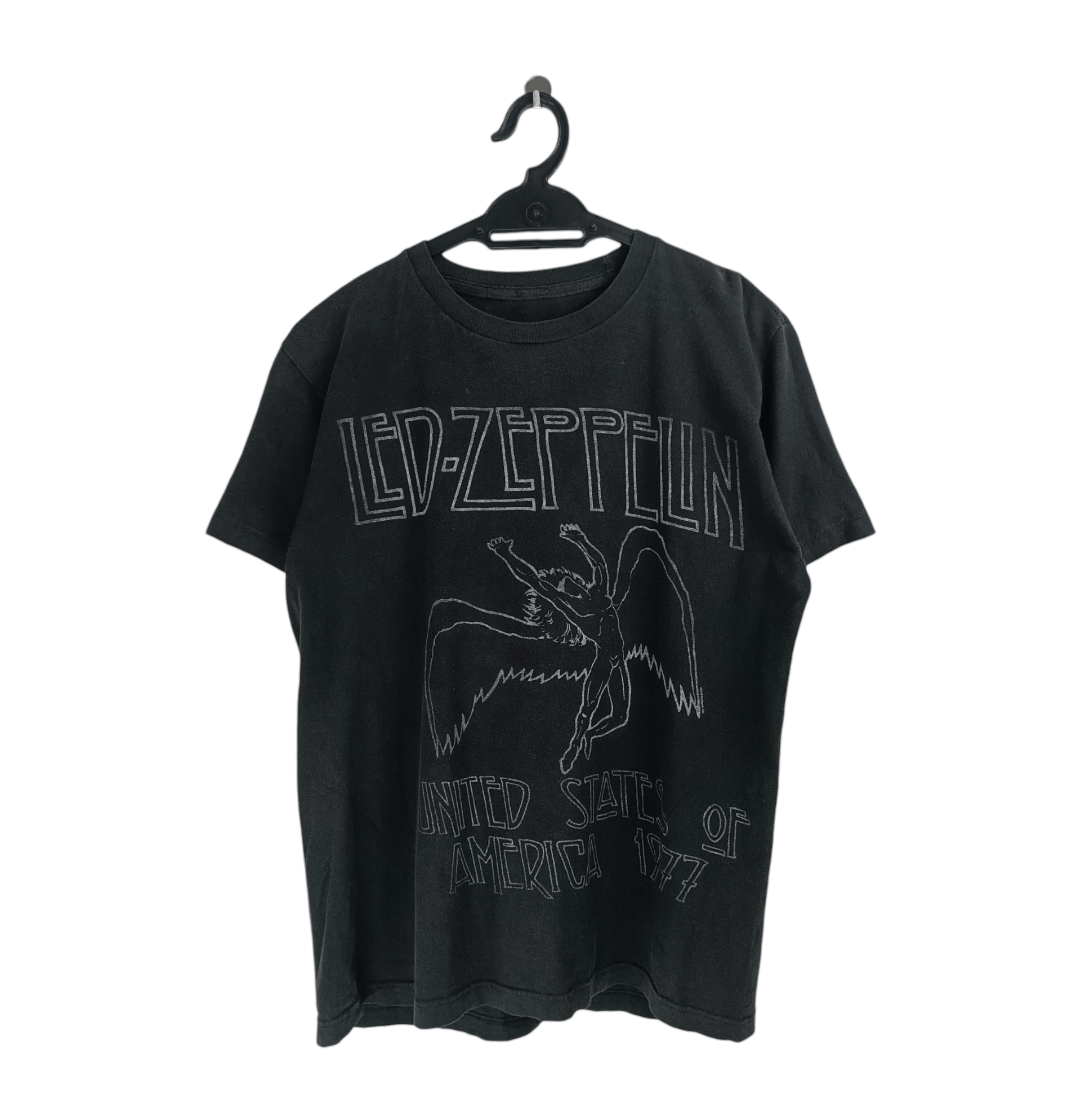 Vintage VINTAGE LED ZEPPELIN USA 1977 LOGO TEE rock stones beatles Size US M / EU 48-50 / 2 - 1 Thumbnail