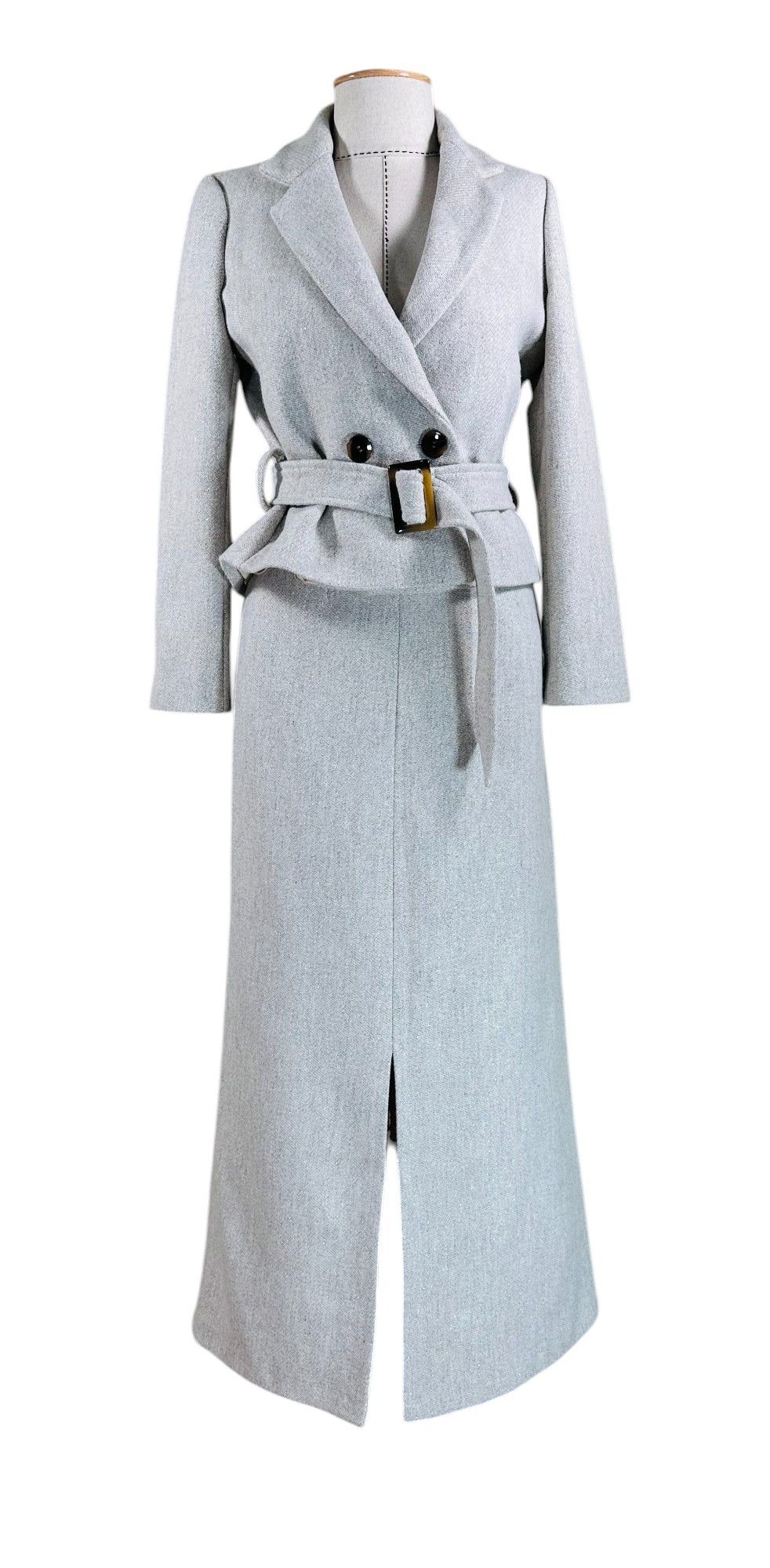 ba&sh Suit Jacket and Skirt Grey Size S / US 4 / IT 40 - 1 Thumbnail
