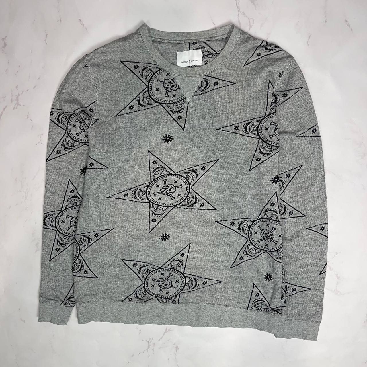 Samsoe Samsoe Samsøe & Samsøe sweather logo skull knitweat size L Size US L / EU 52-54 / 3 - 2 Thumbnail