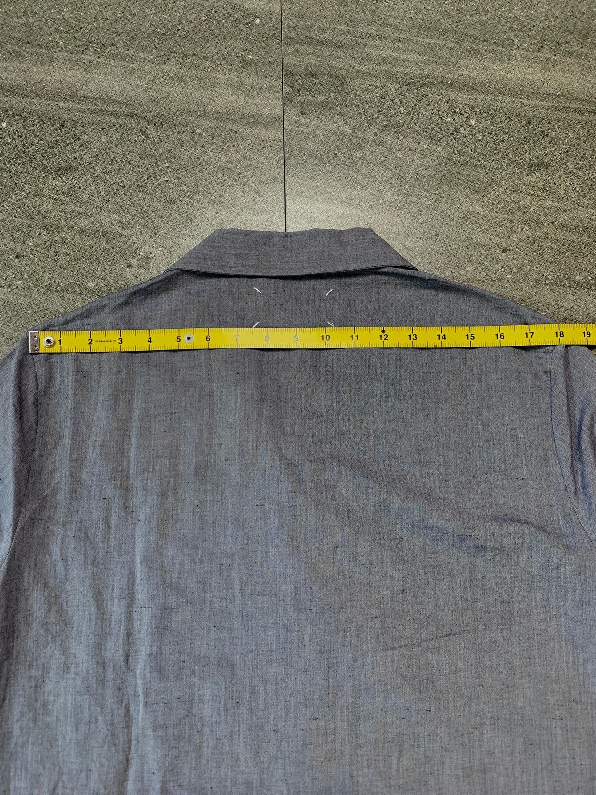Maison Margiela FREE TAX! BNWT MM Embroidery Linen Blend Camp Collar Shirt Size US M / EU 48-50 / 2 - 19 Thumbnail