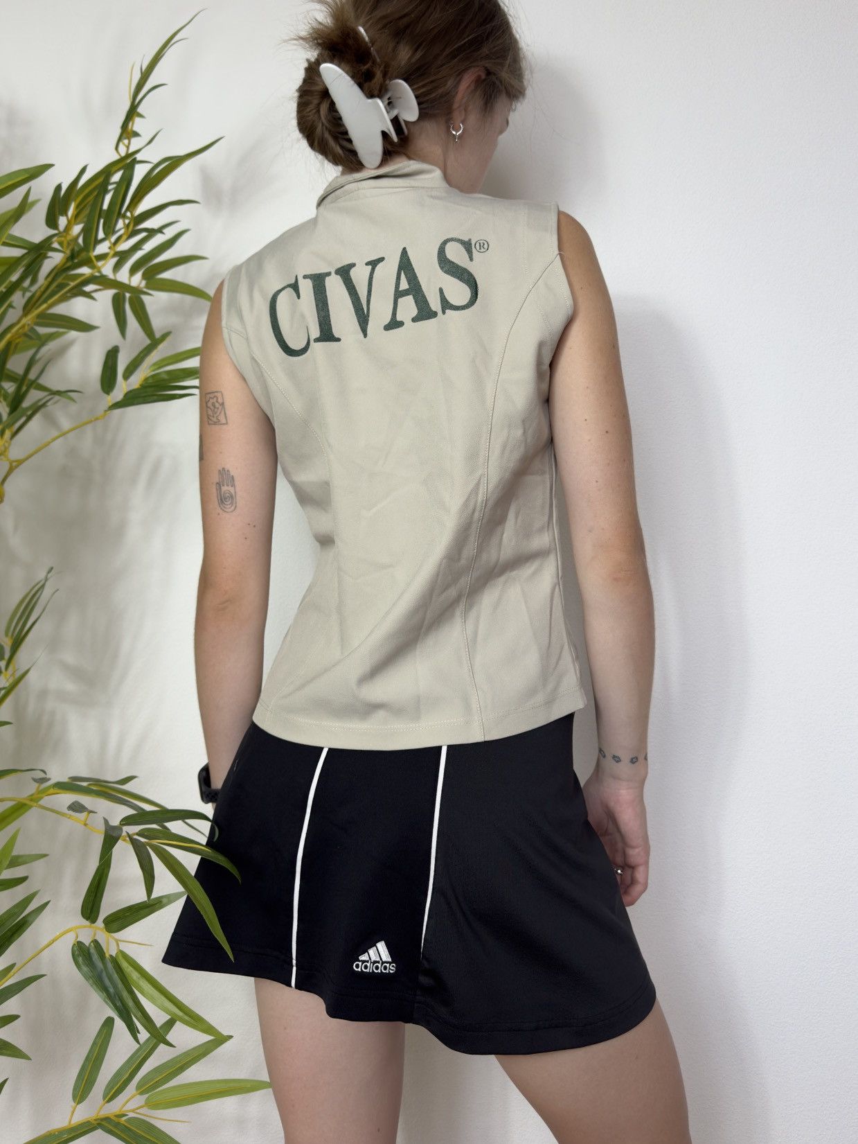 Vintage CIVAS MADE IN ITALY RIRI ZIP TANK TOP Size M / US 6-8 / IT 42-44 - 1 Thumbnail