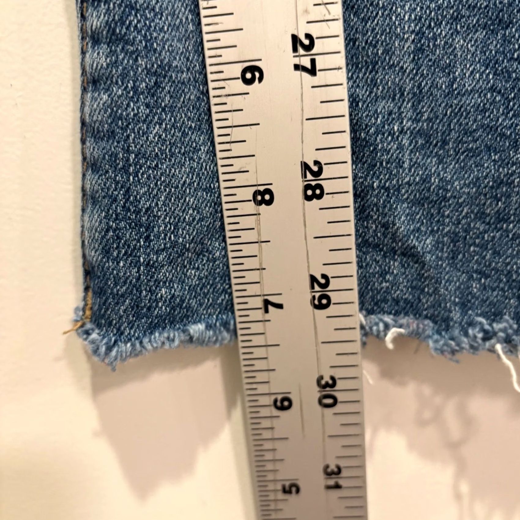 DL1961 DL1961 Womens High Rise Flare Jeans Medium Wash Raw Hem Size 24 Size 42" / US 20 - 5 Thumbnail