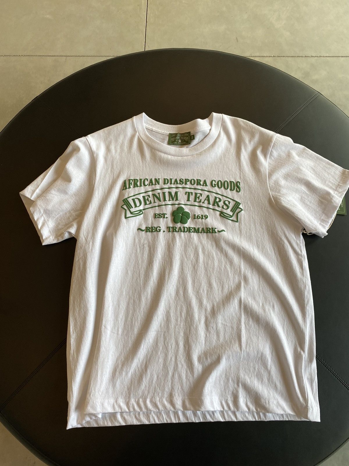 B).Stroy × DENIM TEARS Denim Tears Bstroy Tears Baseball Tee