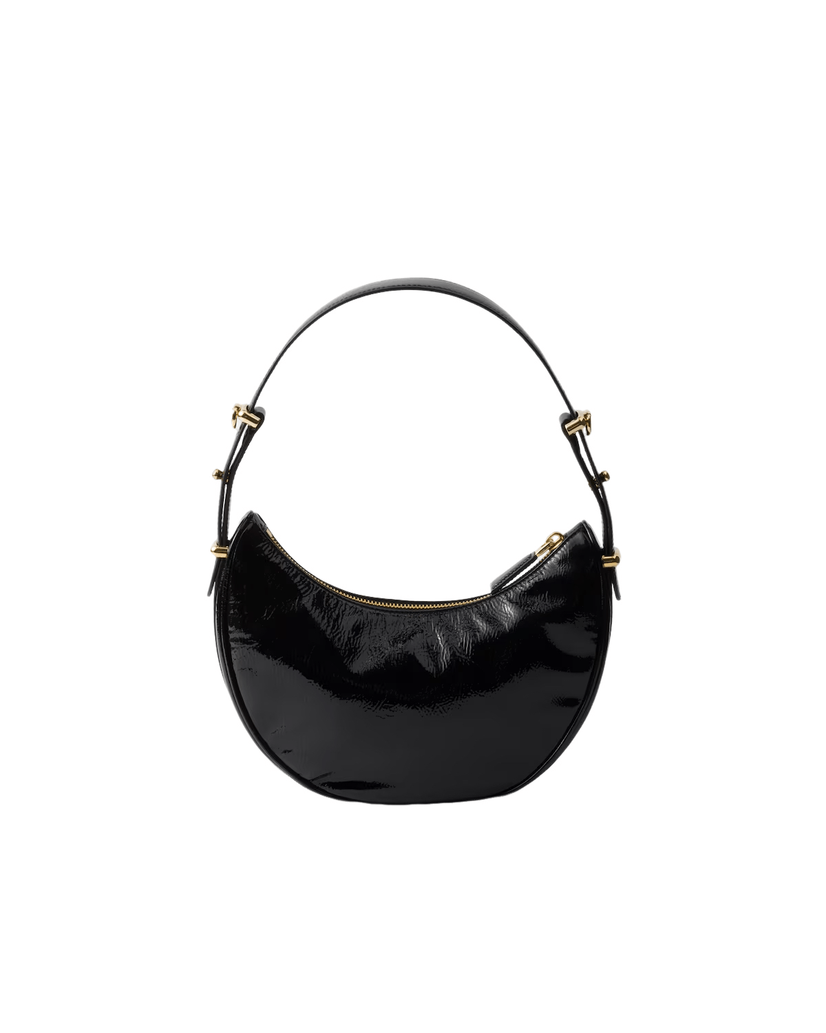 Prada PRADA Arque Small Black Naplak Shoulder Bag New Size ONE SIZE - 3 Thumbnail