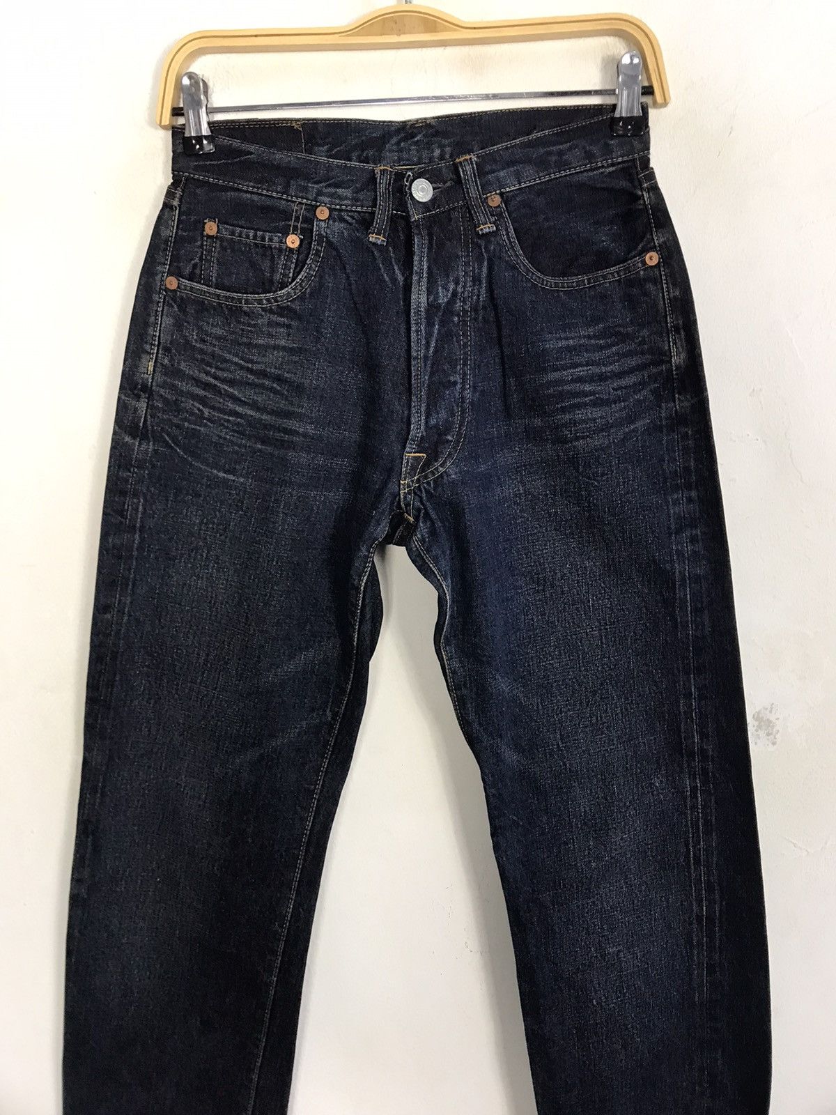 Denime Denime Dark Indigo Denim Jeans Selvedge Size 26 29 Size 26" / US 2 / IT 38 - 3 Thumbnail