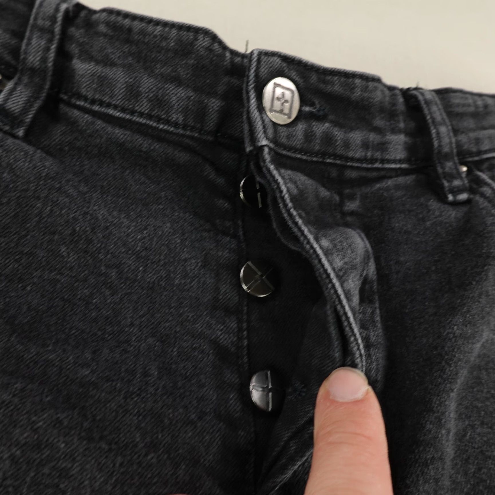 Ksubi VINTAGE Ksubi Jeans Mens 36 Dark Wash Skinny Denim Hip Hop Punk Rock Emo Slim Fit Size US 33 - 4 Thumbnail