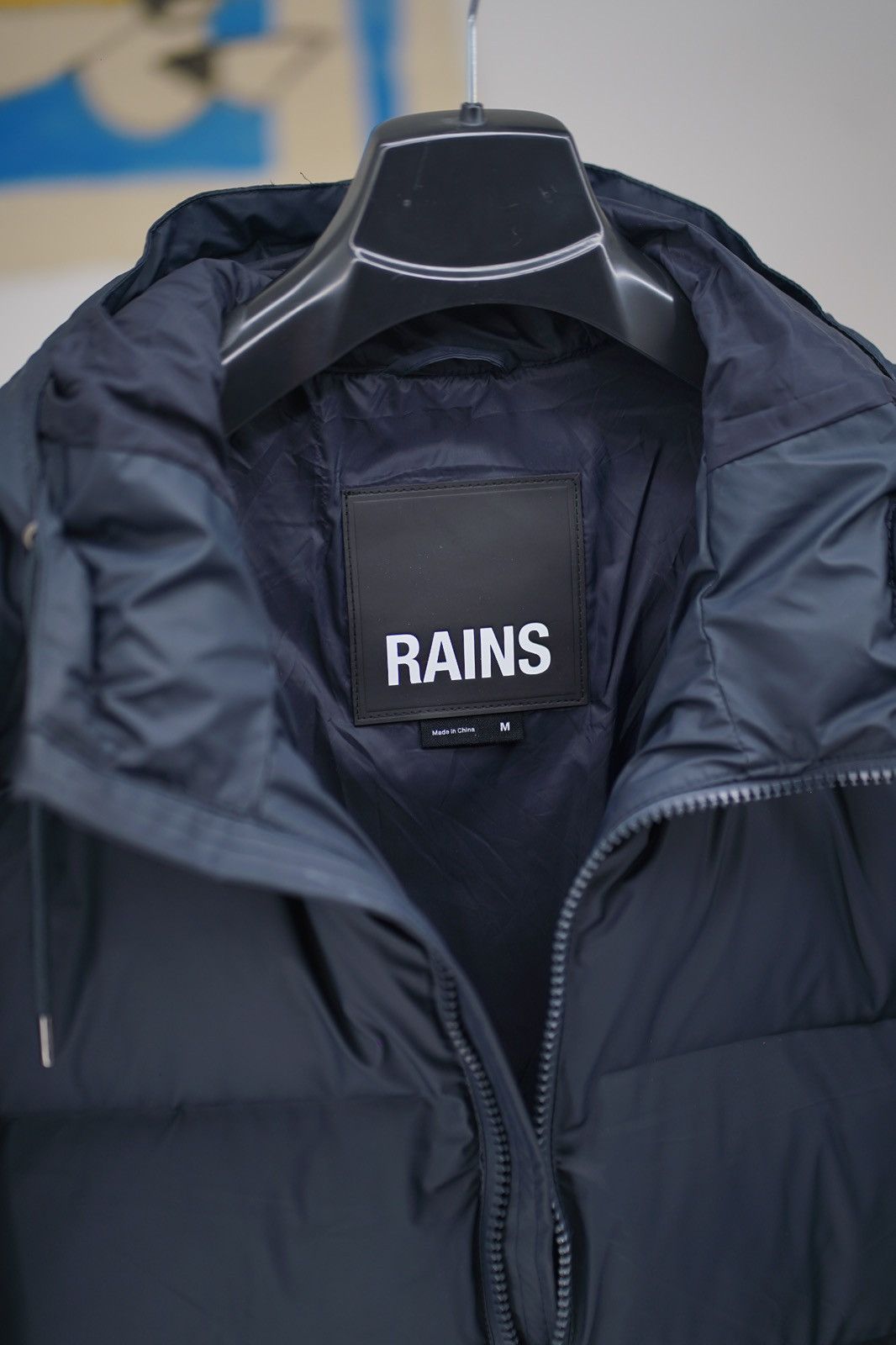 Rains Alta Waterproof Long Hooded Puffer Coat Size US M / EU 48-50 / 2 - 3 Thumbnail