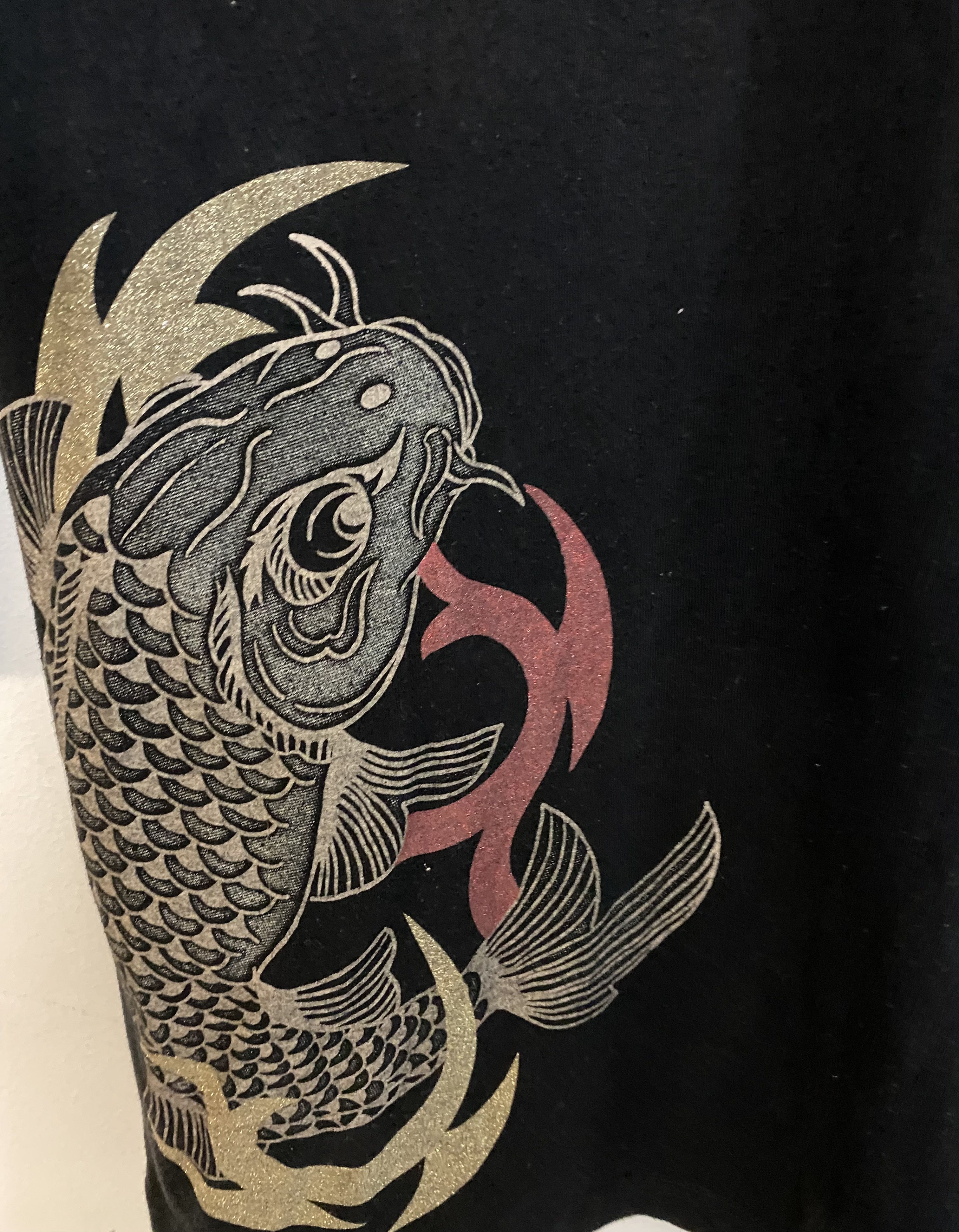 Japanese Brand Rare Vintage SUKAJAN JAPAN Dragon Koi Size US M / EU 48-50 / 2 - 5 Thumbnail