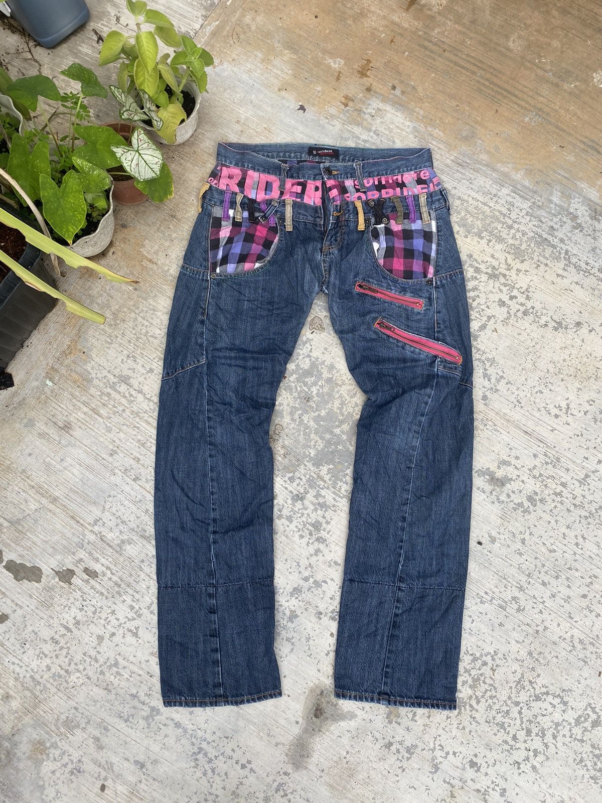 Japanese Brand Sorridere double waist denim pants Size US 32 / EU 48 - 1 Thumbnail