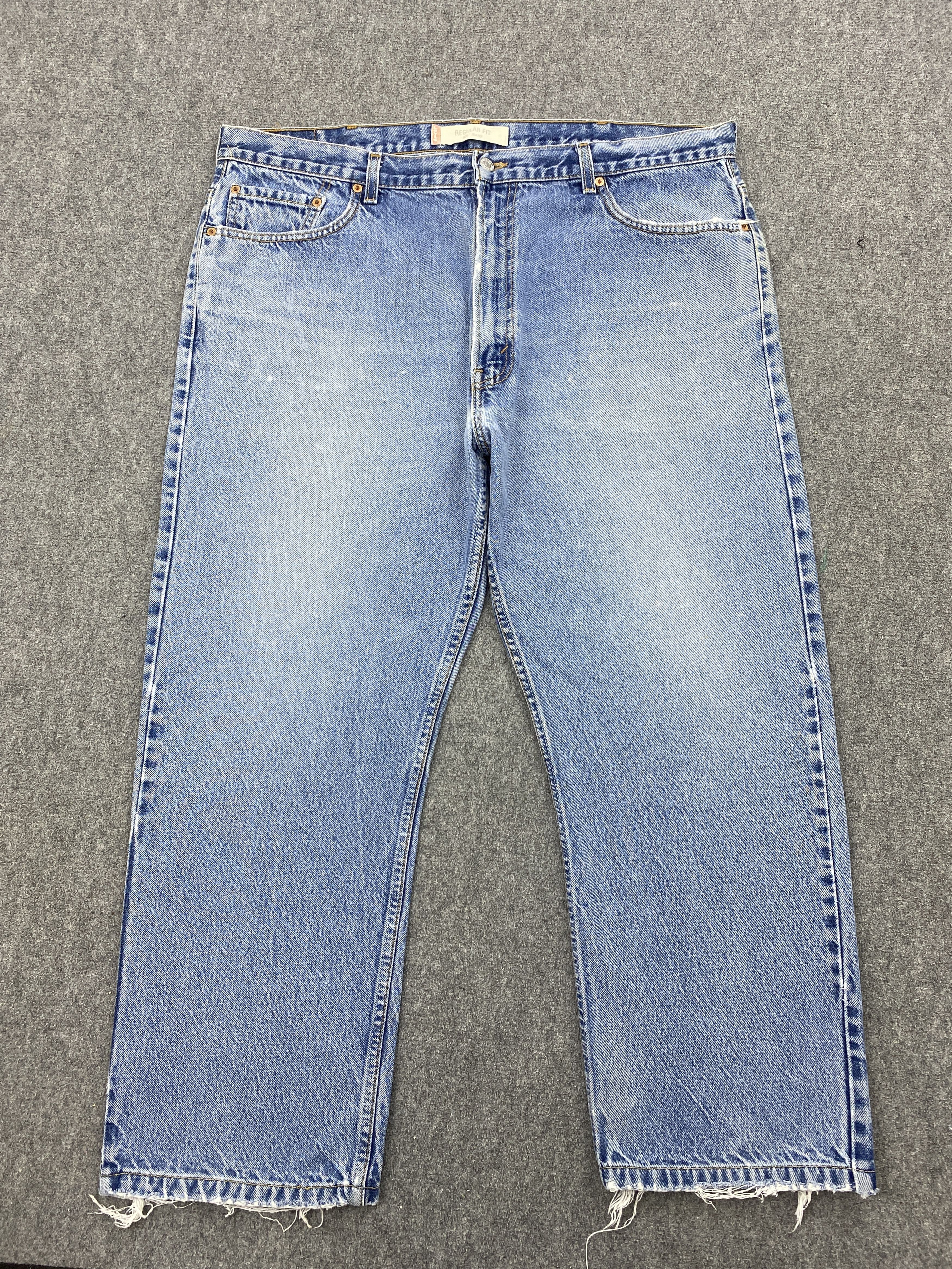 image of Levis x Vintage Levi's 505 Faded Blue Denim Jeans, Men's (Size 39)