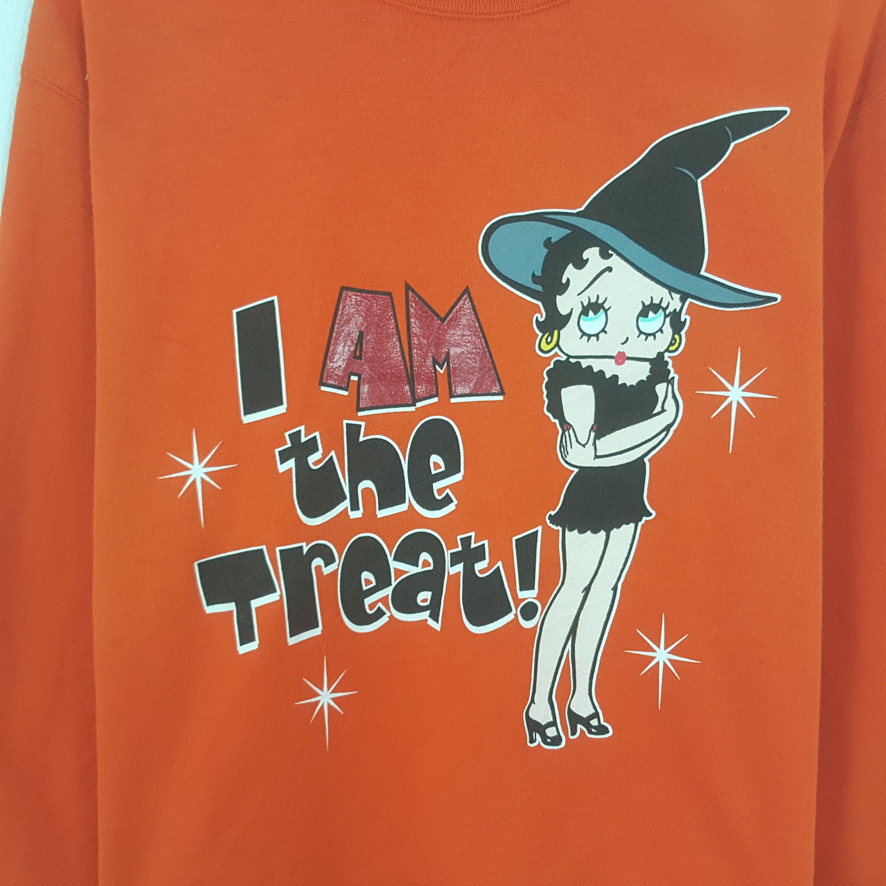 Cartoon Network Vintage Betty Boop I Am The Therat Sweatshirt Size US M / EU 48-50 / 2 - 2 Thumbnail