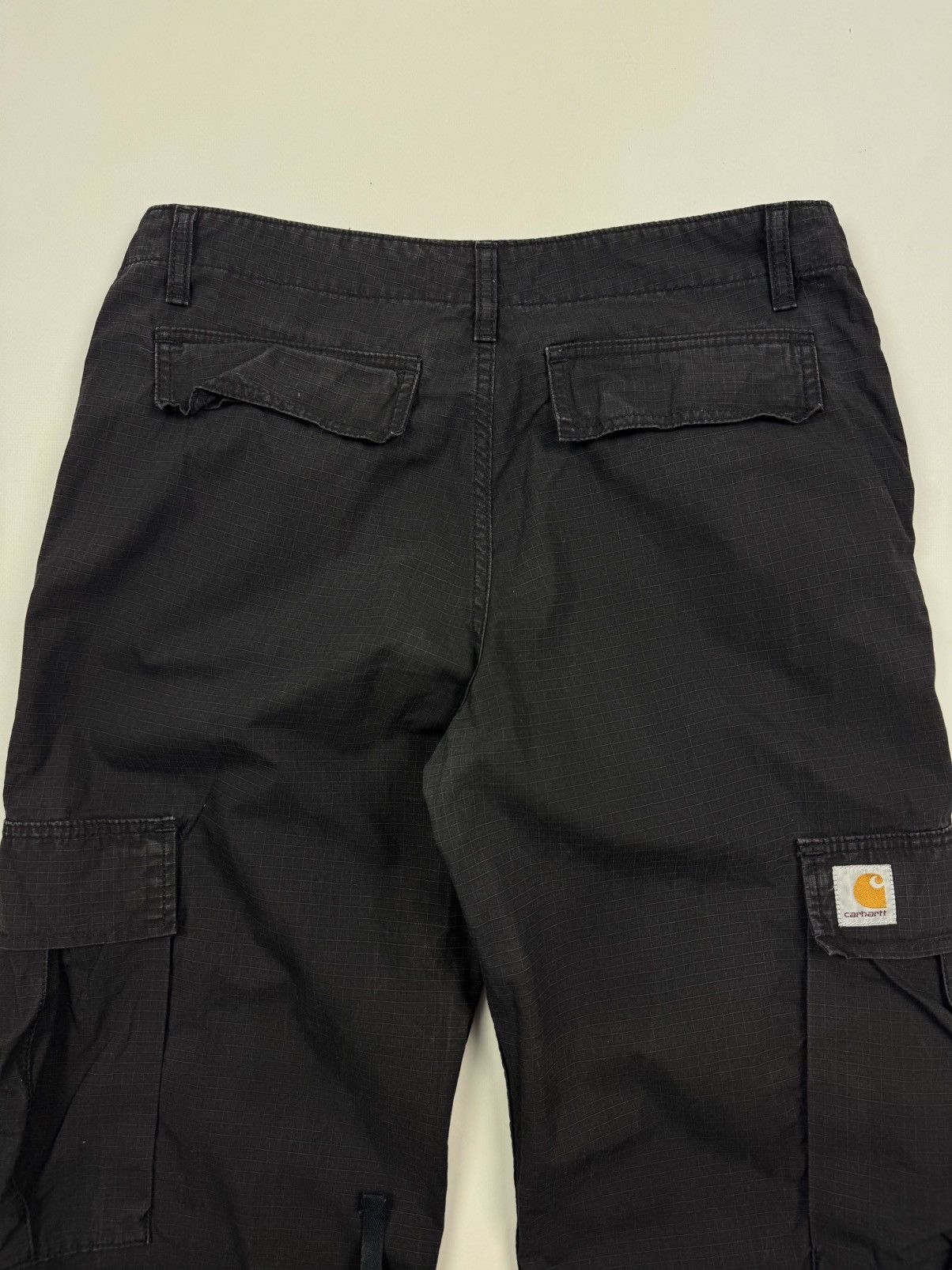 Carhartt Faded Carhartt W’ Unisex Cargo Black Pants Size 34" / US 12 / IT 48 - 14 Thumbnail