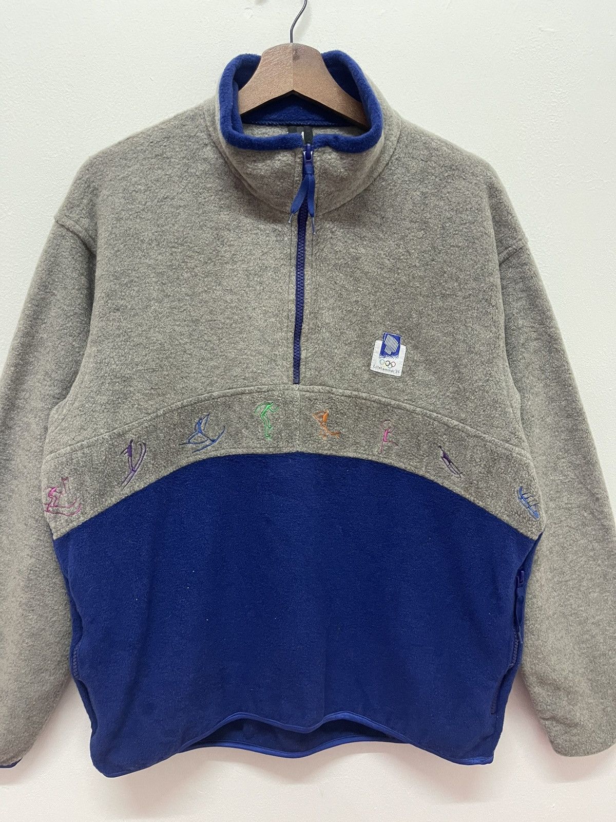 USA Olympics VINTAGE OLYMPIC LILLEHAMMER 1994 FLEECE Size US L / EU 52-54 / 3 - 2 Thumbnail