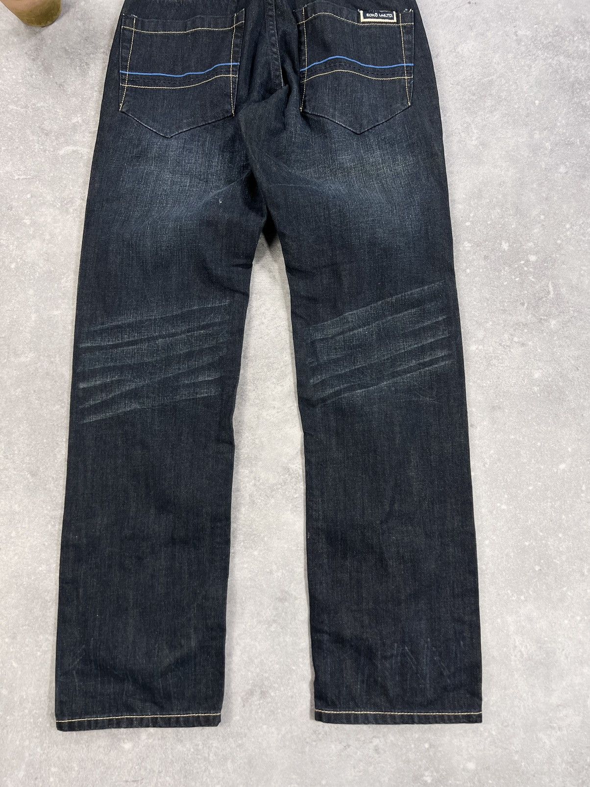 Ecko Unltd. × Vintage Vintage Y2k Ecko Unltd. Loose Fit Denim Pants 00s Grunge Size US 30 / EU 46 - 7 Thumbnail