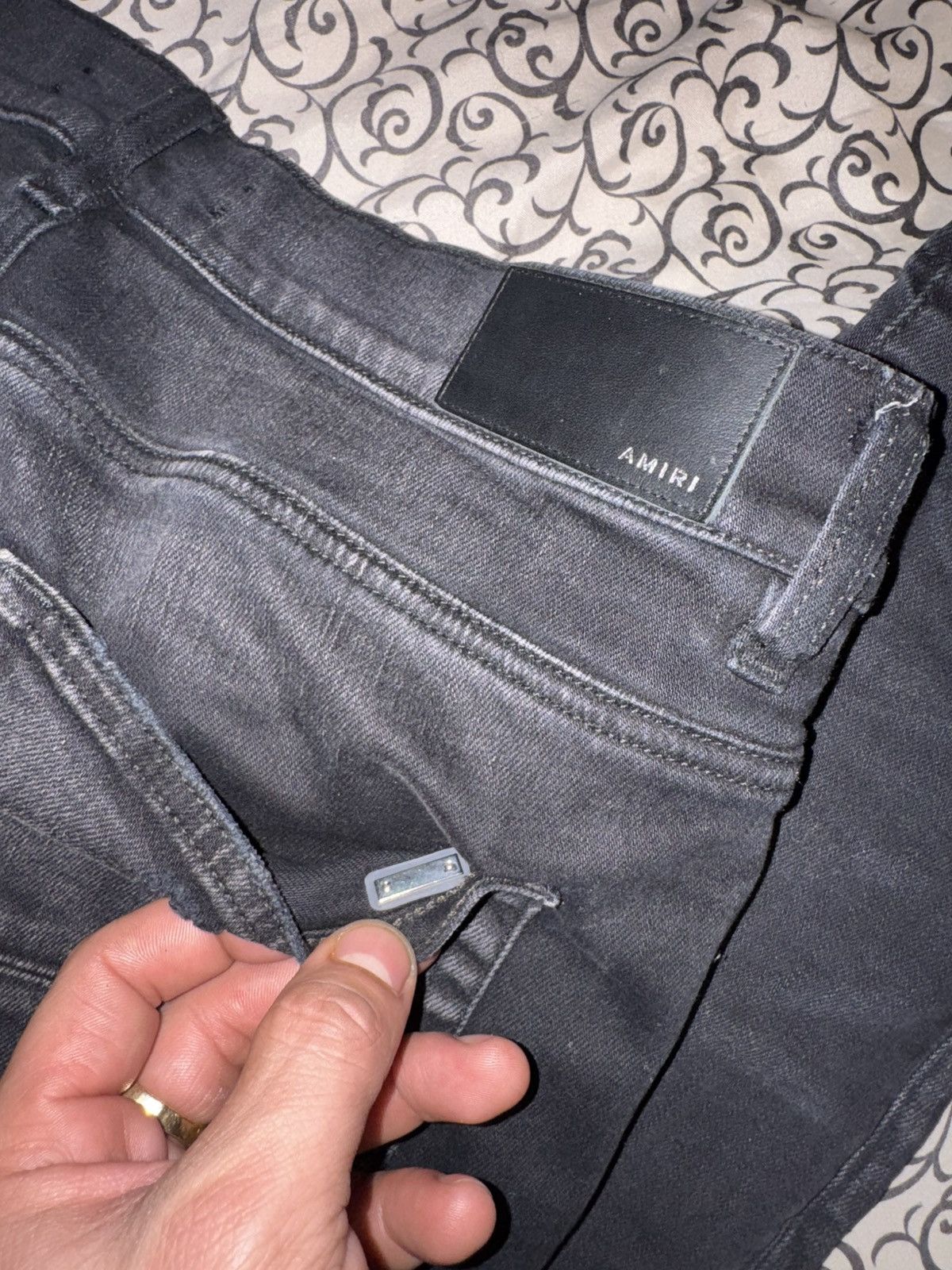 Amiri Amiri bones motif jeans Size US 33 - 4 Thumbnail