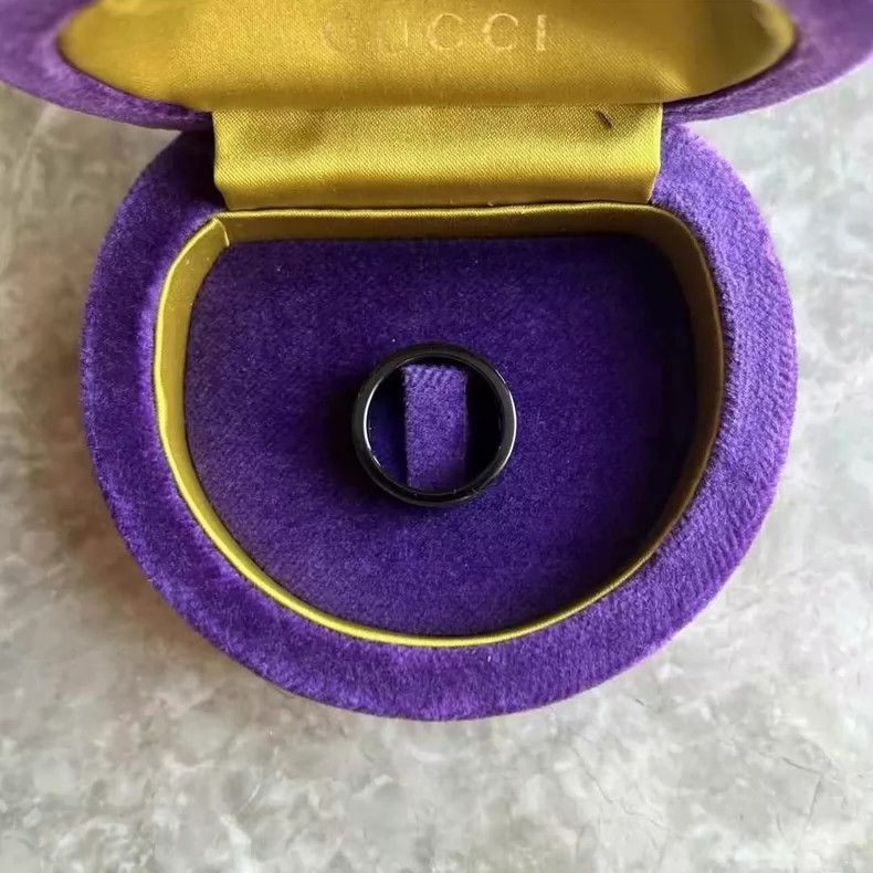 Gucci Gucci Icon Series Narrow Version Double G Ring 2501-Nextarr Size ONE SIZE - 3 Thumbnail
