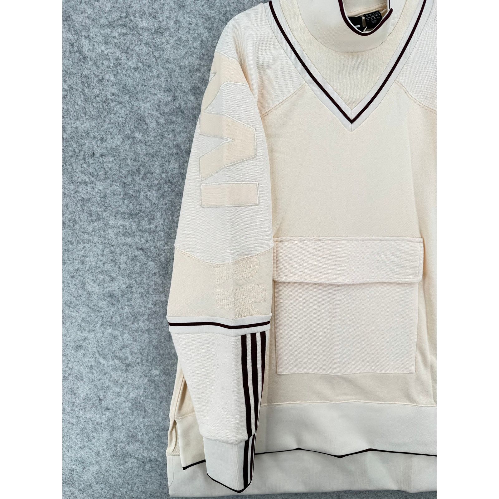Adidas NWT Adidas Ivy Park Beyoncé Oversized Sweatshirt Striped Size L / US 10 / IT 46 - 6 Thumbnail