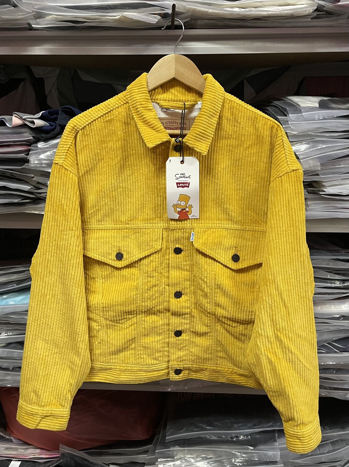 Levi's Levi's x The Simpsons Corduroy Trucker Jacket🔥🔥🔥 Size US S / EU 44-46 / 1 - 1 Thumbnail